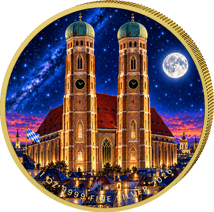1 Unze Silber Bayern bei Nacht - Frauenkirche 2026 (Auflage: 100)