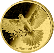 0,5g de oro Paloma de la Paz 2026 (tirada: 500 | proof)