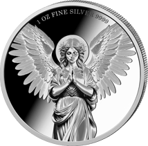 1 onza de plata Ángel de la Guarda 2026 (tirada: 500 | 65mm | proof)