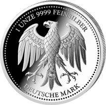1 onza de plata Deutsche Mark 2026 (tirada: 500 | 65mm | proof)