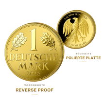 0,5g Gold Deutsche Mark 2026 (Auflage: 500 | Reverse Proof & Polierte Platte)