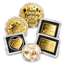 Der Goldene Gruß Vorrat (6 Gold Motivmünzen für jeden Anlass des Jahres)