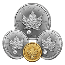 Treasured Maple Leaf Privy-Mark-Kollektion (Gold und Silber)