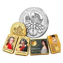 Wiener Melange in Gold & Silber - Philharmoniker, Mozart, Beethoven, Sisi & Klimt