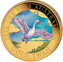 1 Unze Gold Schwan 10. Jubiläum 2026 (Auflage: 100)