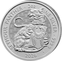 2 Unzen Silber The Royal Tudor Beasts Seymour Panther 2026