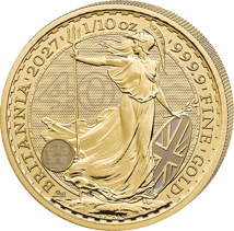1/10 Unze Gold Britannia 2027