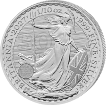 1/10 Unze Silber Britannia 2027