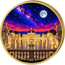 1 Unze Silber Baden-Württemberg bei Nacht - Residenzschloss Ludwigsburg 2026 (Auflage: 100)