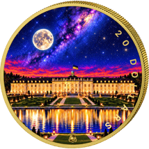 1 Unze Silber Baden-Württemberg bei Nacht - Residenzschloss Ludwigsburg 2026 (Auflage: 100)