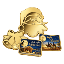 "Holy Night" – Christian Christmas Gold Set