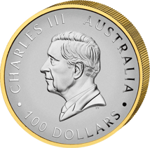 1 Unze Platin Wedge Tailed Eagle 2026 (Auflage: 150 | High Relief | teilvergoldet | Reverse Proof)