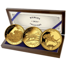 Gold African Wildlife Set 2026 (Auflage: 1.000 | 3 x 0,5 g | Polierte Platte)