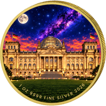 1 oz Silver Berlin by Night - Reichstag Building 2026 (Mintage: 100)