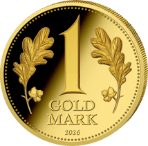 0.5g Gold Goldmark 2026 (Mintage: 500 | Proof)