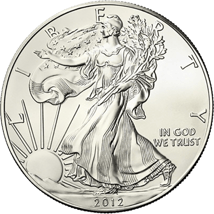 1 Unze Silber American Eagle 2012