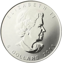 1 Unze Silber Wildlife Wolf 2011