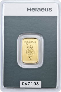 5g Goldbarren Heraeus