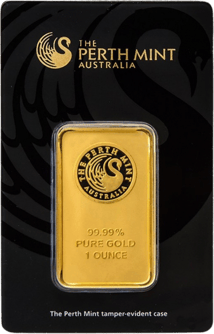 1 Unze Goldbarren Perth Mint
