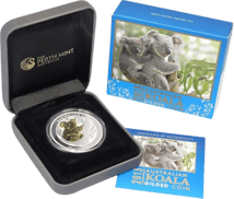 1 Unze Silber Koala 2013 (teilvergoldet)
