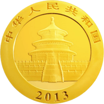 1 Ounce Gold China Panda 2013