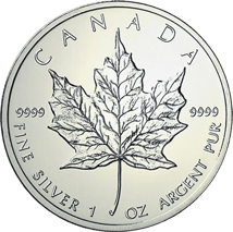 25 x 1 Unze Maple Leaf Silber 2013
