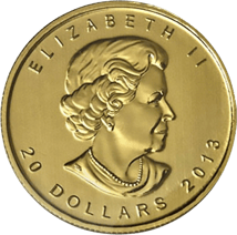 1/2 Unze Gold Maple Leaf  2013