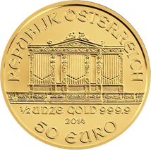 1/2 Unze Wiener Philharmoniker Gold 2014