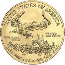 1/2 Unze Gold American Eagle 2013