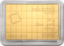 50 x 1g Gold Tafelbarren Combibarren (Goldplättchen)
