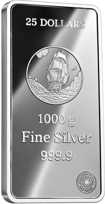 1kg Silber Münzbarren Ascension Island