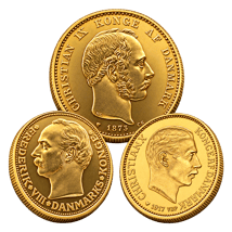 Die Goldkronen der Glücksburger — 3 dänische Könige in Gold (Christian IX · Frederik VIII · Christian X)