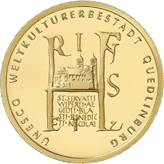 100 euro 2003, Quedlinburg, picture side