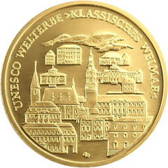 100 euro 2006, Weimar, picture side