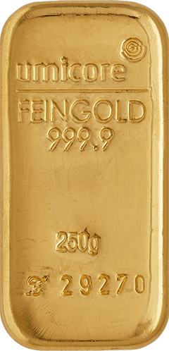 250 g Gold von Umicore