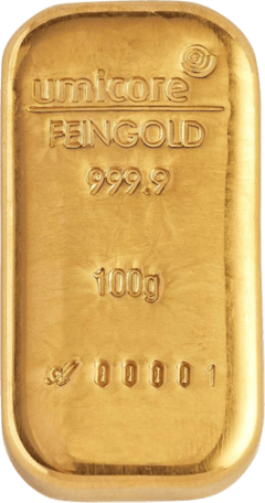 100 g Gold von Umicore