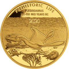Plesio­saurus, image of the coin