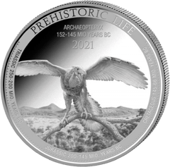 Archaeo­pteryx, image of the coin