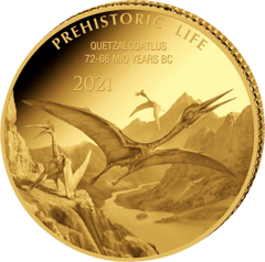 Quetzal­coatlus, image of the coin