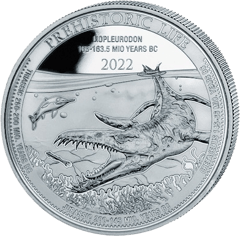 Liopleuro­don, image of the coin