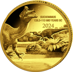 Suchomimus, Abbildung der Münze