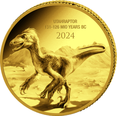 Utahraptor, image of the coin