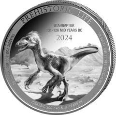 Utahraptor, image of the coin
