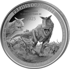Carnotaurus, image of the coin