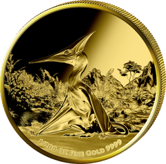 Pteranodon, image of the coin
