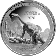 Plateo­saurus, image of the coin
