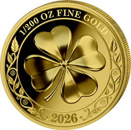 1/200 Unze Gold Kleeblatt 2026 (Auflage: 5.000 | Polierte Platte)