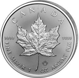 1 Unze Silber Maple Leaf 2025