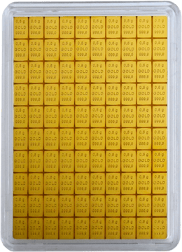 50g Gold Tafelbarren Combibarren (100 x 0,5g)