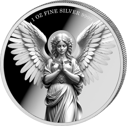 1 Unze Silber Schutzengel 2026 (Auflage: 5.000 | Polierte Platte)